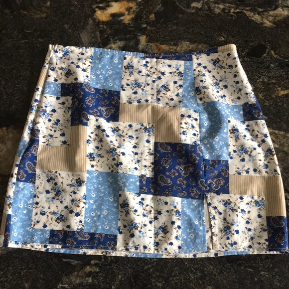 SHEIN Dresses & Skirts - SHEIN Patchwork Skirt